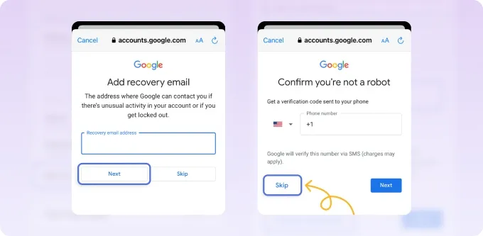 Cách tạo Gmail không cần số điện thoại trên điện thoại Android và iOS